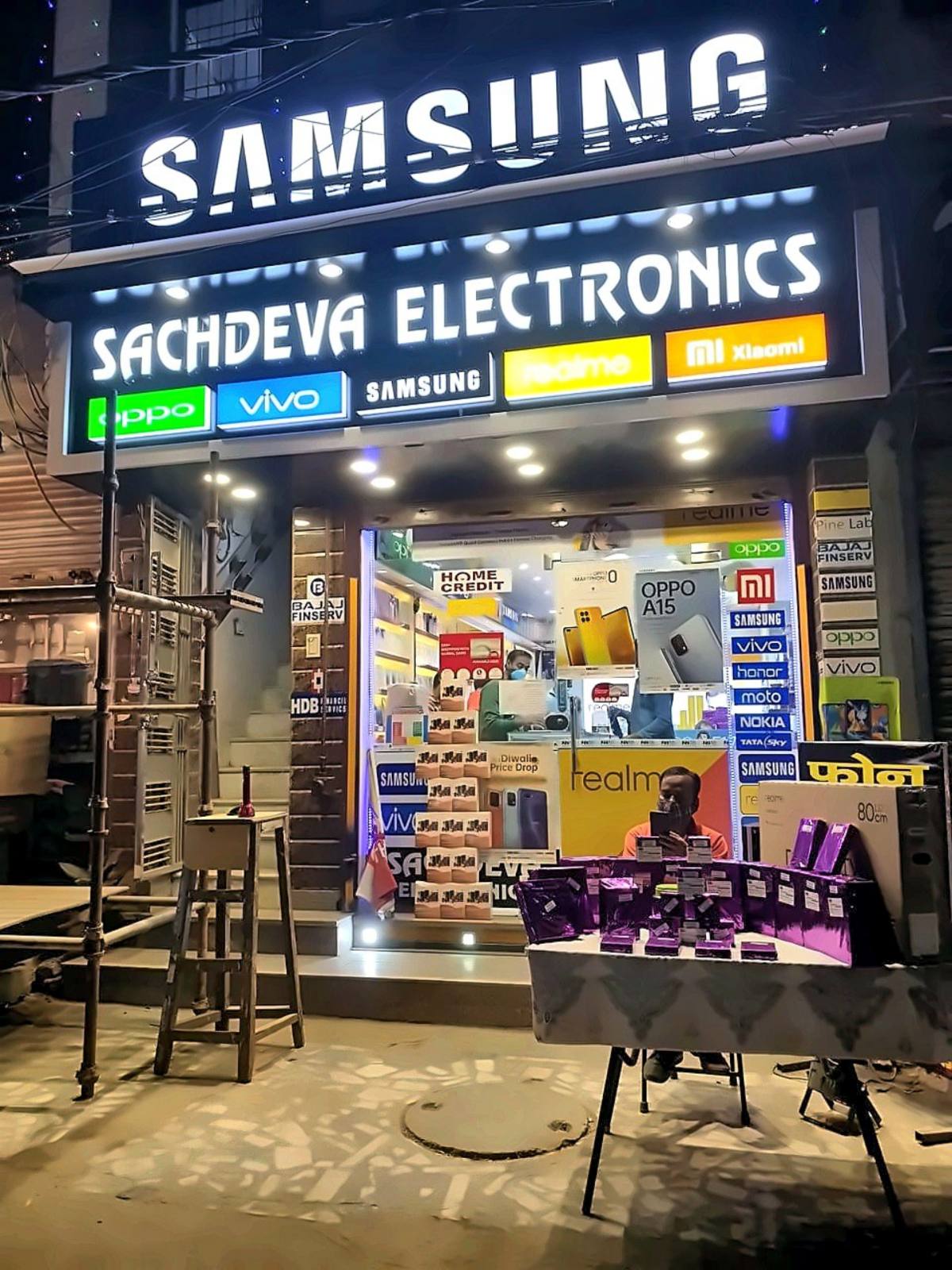 Sachdeva Electronics shop display and offers
